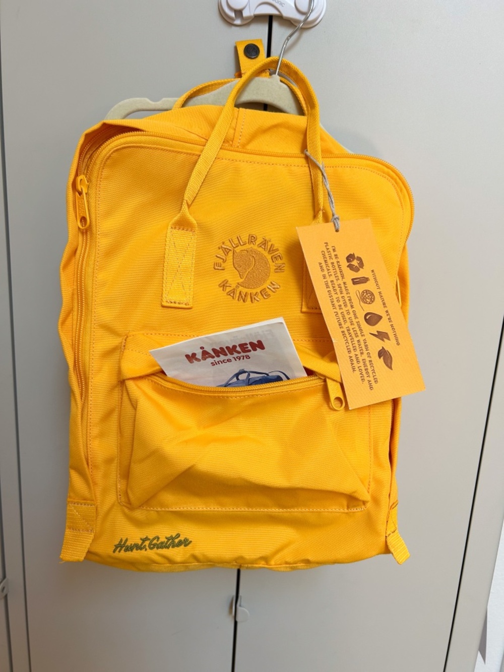 Fjallraven RE-KANKEN Everyday Backpack 23548 Sunflower Yellow